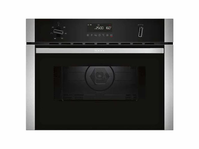 Neff c1amg84n0b oven 44 l zwart, roestvrijstaal - afbeelding 1 van  6