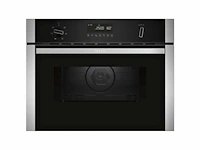 Neff c1amg84n0b oven 44 l zwart, roestvrijstaal - afbeelding 2 van  6
