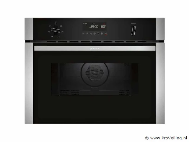 Neff c1amg84n0b oven 44 l zwart, roestvrijstaal - afbeelding 1 van  6