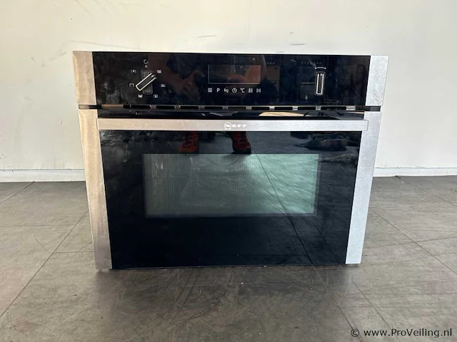 Neff c1amg84n0b oven 44 l zwart, roestvrijstaal - afbeelding 2 van  6