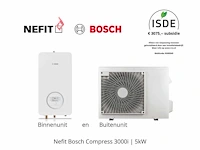 Nefit - bosch - enviline a/w split 5.0 b-s warmtepomp (binnen en buitenunit)