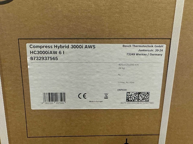 Nefit - bosch - enviline a/w split 5.0 b-s warmtepomp (binnen en buitenunit) - afbeelding 6 van  13