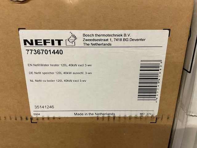 Nefit 120l - 40kw 7736701440 cv-boiler - afbeelding 6 van  6