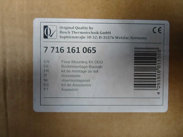 Nefit bosch - 7 716 161 065 - vloerbeugelset - afbeelding 3 van  3