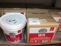 Negen dozen epoxyharslijm ardex wa a 4 kilo wit. - afbeelding 1 van  3