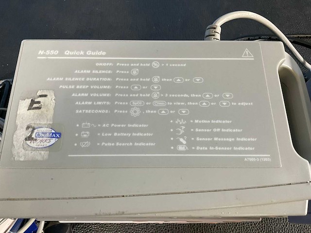 Nellcor n-560 / n550b pulsoxymeter (6x) - afbeelding 7 van  8