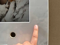 Neolith - calacatta luxe gepolijst - werkblad met scheur - afbeelding 7 van  13