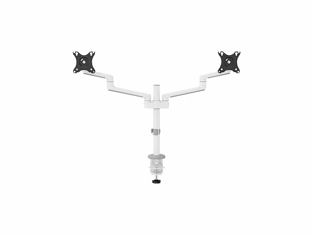 Neomounts ds60425wh2 full motion monitorarm / bureausteun wit - afbeelding 2 van  5