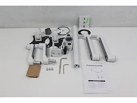 Neomounts ds60425wh2 full motion monitorarm / bureausteun wit - afbeelding 5 van  5