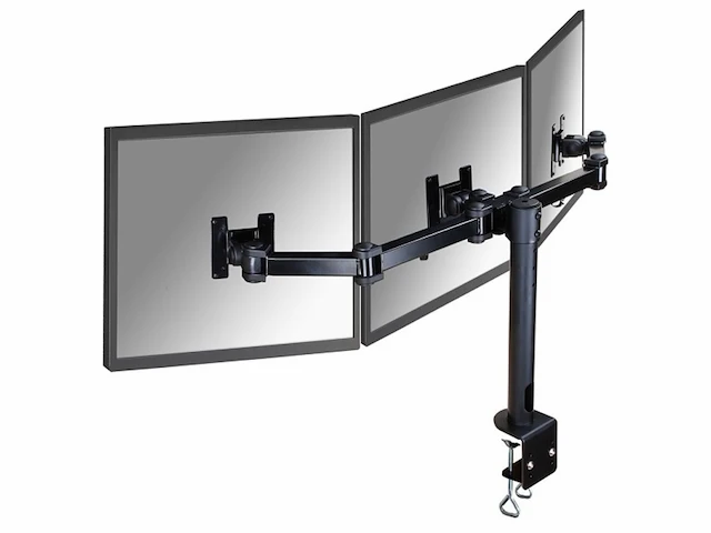 Neomounts fpmad960d3 full motion monitorarm 3 schermen 1021 klem zwart - afbeelding 2 van  3
