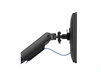 Neomounts one sl bureaubevestiging dubbel scherm schuifbaar vesa topfix klem zwart - afbeelding 3 van  6