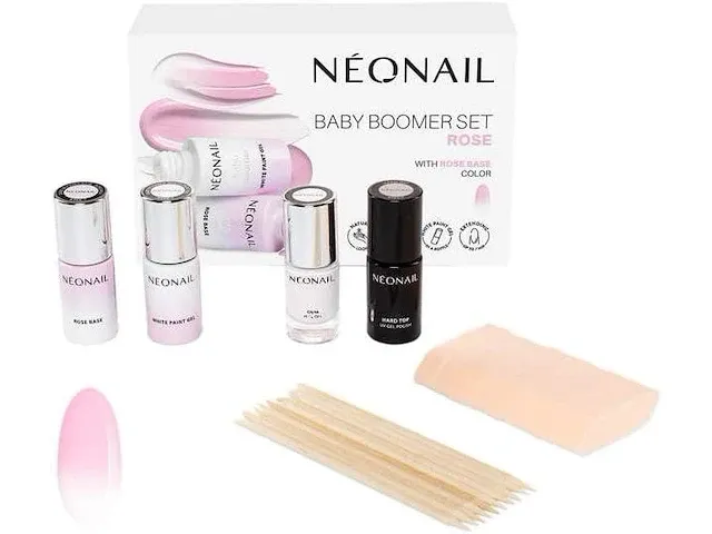 Neonail baby boomer set nude / french - afbeelding 7 van  7