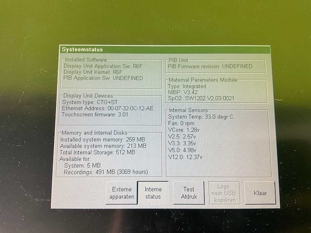 Neoventa stan s31 patiëntmonitor - afbeelding 8 van  14