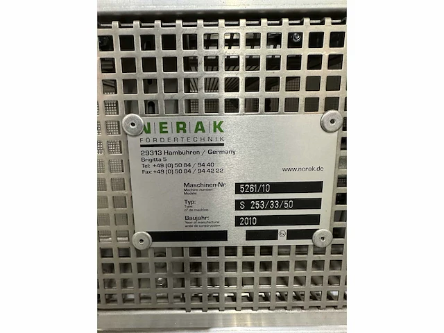 Nerak - s253/33/50 - continuous vertical conveyor - 2010 - afbeelding 10 van  10