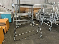 Nestelbaar mobiel kledingrek (5x) - afbeelding 1 van  4