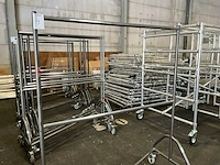 Nestelbaar mobiel kledingrek (5x) - afbeelding 3 van  4