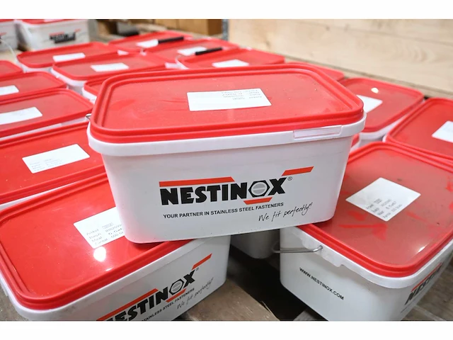 Nestinox rvs zeskantbouten (9000x) - afbeelding 1 van  3