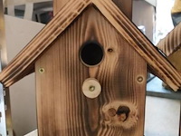 Nestkasten - gevlamd hout - 5 stuks - afbeelding 2 van  4