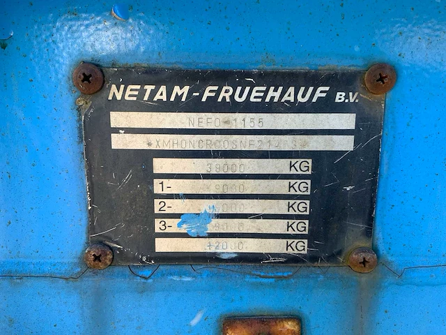 Netam-fruehauf nefo-1155 oplegger - afbeelding 6 van  14