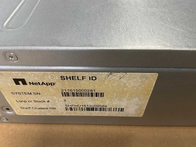 Netapp (naj-1001) 3x 1.2 tb seagate (st1200mm0018) - 21x 1.2 tb hgst (huc101812cs4204) disk array enclosure storage - afbeelding 9 van  12