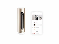 Netatmo slimme binnencamera met muurbevestiging, wifi, bewegingsdetectie, nachtzicht, fhd 1080p - afbeelding 1 van  4