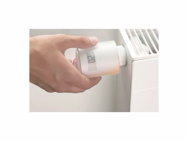 Netatmo slimme radiatorknop - slimme thermostaatknop - 1 stuks uitbreiding - geschikt voor google home, alexa & apple homekit - afbeelding 4 van  4