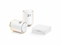 Netatmo slimme radiatorknop multi room starterpack 2 slimme thermostaatknoppen werkt met google home & apple homekit - afbeelding 1 van  5