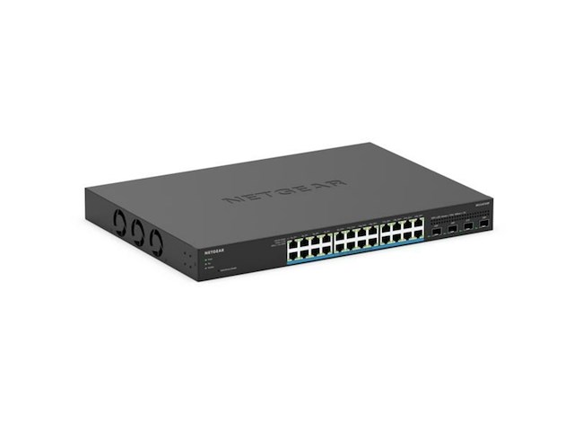 Netgear 24 x 2 5 g multigigabitswitch zwart - afbeelding 1 van  4