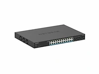 Netgear 24 x 2,5 g multigigabit switch zwart - afbeelding 1 van  3