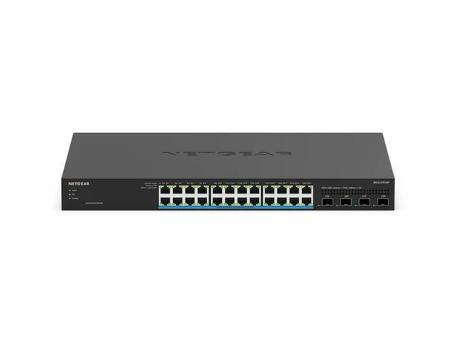 Netgear 24 x 2,5 g multigigabit switch zwart - afbeelding 2 van  3