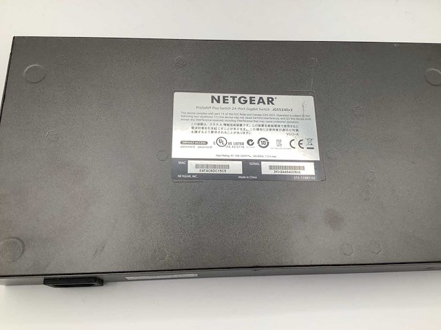 Netgear jgs524ev2 prosafe plus switch 24-port gigabit switch - afbeelding 5 van  5