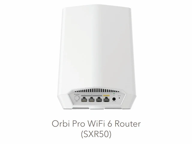 Netgear orbi pro (router)triband wifi 6 mesh routergigabit ethernetax5400 - afbeelding 1 van  6