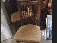 Nette gestofeerde kamer stoelen aantal 4 stuks. - afbeelding 1 van  3