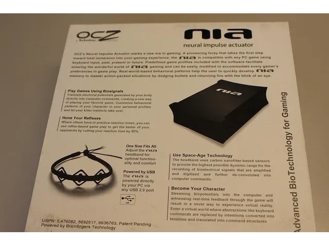Neural impulse actuator ocz technology communicatiesysteem nia met handleiding. - afbeelding 3 van  3