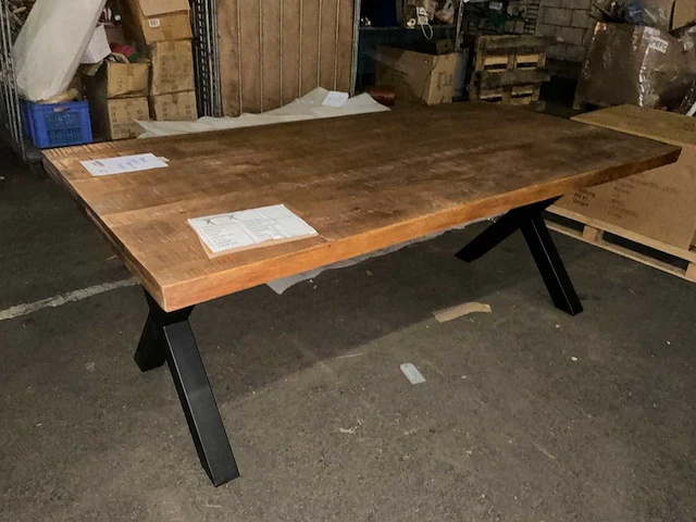 Nevis eetkamertafel (200x100x75 cm) - afbeelding 1 van  5