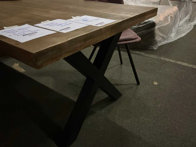 Nevis eetkamertafel (200x100x75 cm) - afbeelding 4 van  5