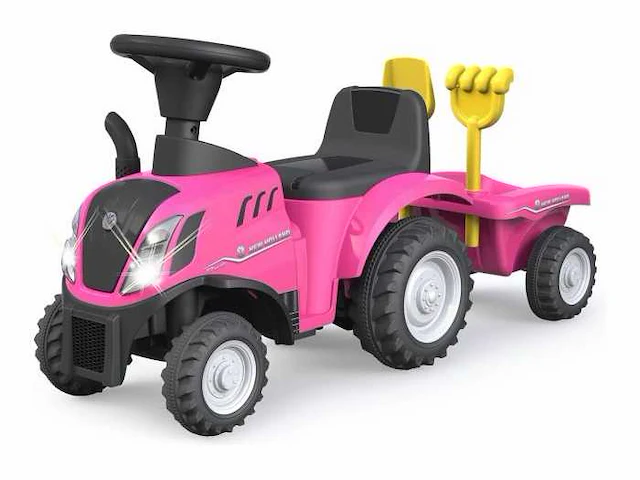New holland looptractor t7 tractor roze - afbeelding 1 van  2