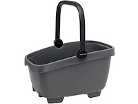 New looxs clipper racktime 2.0 fietsmand achterop voor racktime 2.0 bagagedrager antraciet - afbeelding 1 van  5