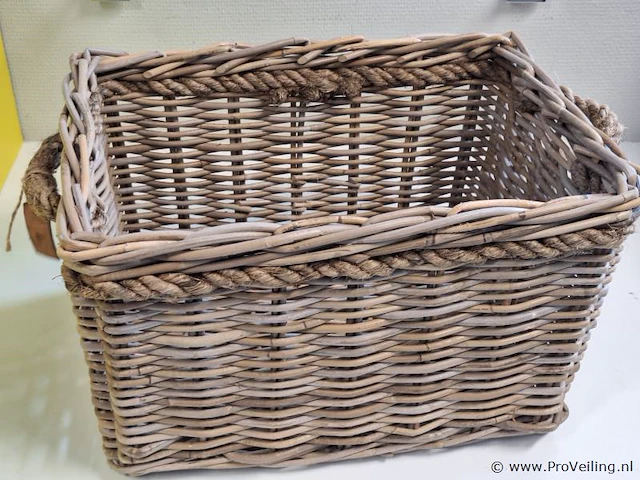 New looxs rotan fietsmand - afbeelding 2 van  4