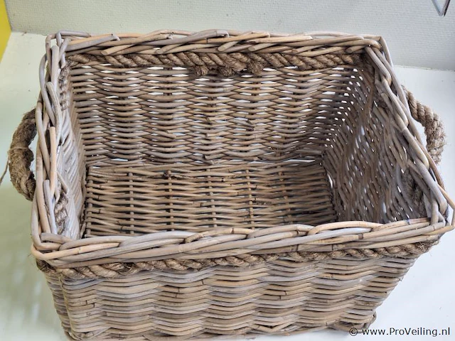 New looxs rotan fietsmand - afbeelding 3 van  4