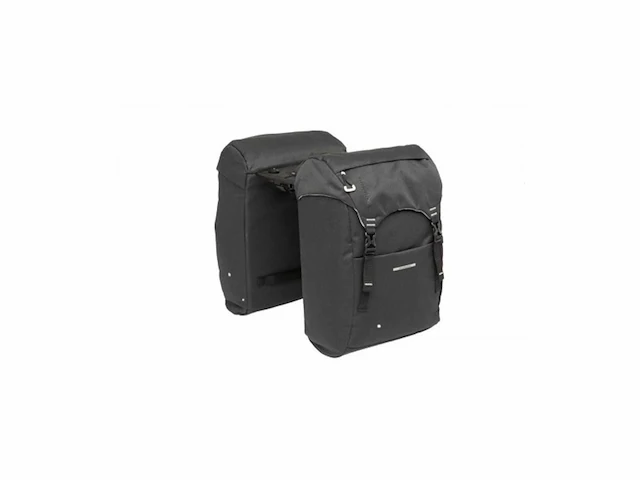 New looxs sports double dubbele fietstas racktime 2.0 32 liter zwart - afbeelding 1 van  3