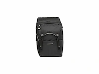 New looxs sports double dubbele fietstas racktime 2.0 32 liter zwart - afbeelding 2 van  3
