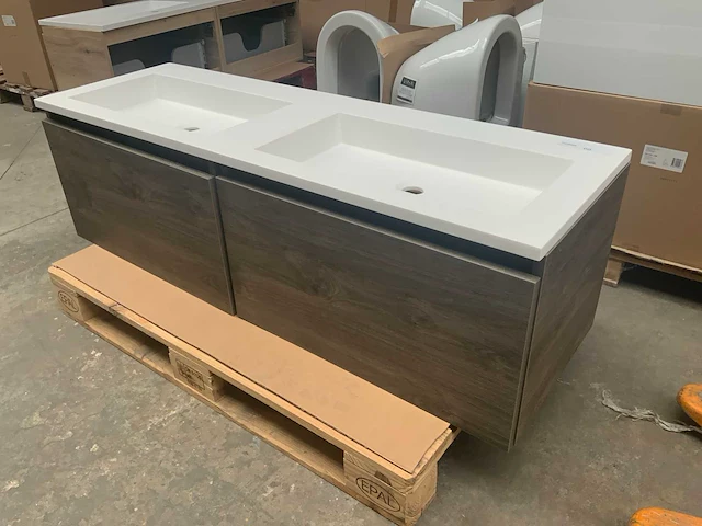 New wave matrix line badmeubel 140cm - afbeelding 1 van  7