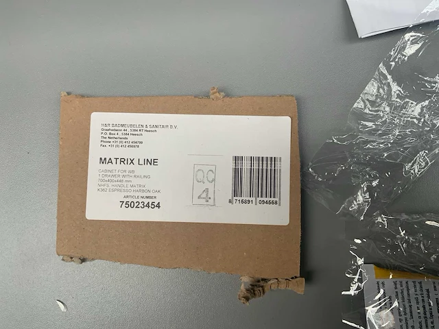 New wave matrix line badmeubel 140cm - afbeelding 7 van  7