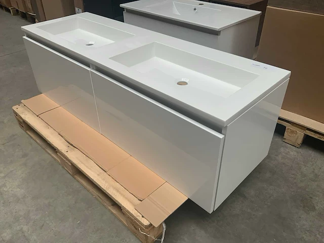 New wave matrix line badmeubel 140cm - afbeelding 1 van  7