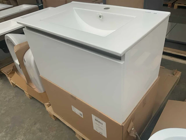 New wave matrix line badmeubel wit 70cm - afbeelding 3 van  5