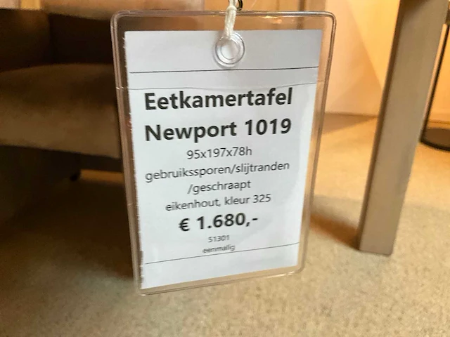 Newport eetkamertafel - afbeelding 8 van  8