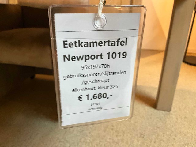 Newport eetkamertafel - afbeelding 8 van  8