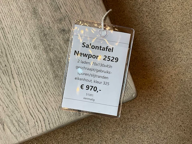Newport eiken salontafel - afbeelding 6 van  7