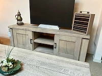 Newport eiken tv meubel - afbeelding 2 van  8